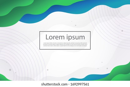 Abstract modern graphic element. Dynamical colored forms and waves.