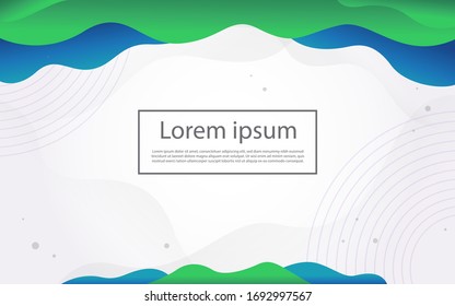 Abstract modern graphic element. Dynamical colored forms and waves.