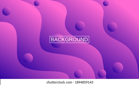 Abstract modern graphic element. Dynamical colored forms and waves. Gradient abstract banner with flowing liquid shapes. Background Vector.