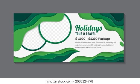 Abstract modern graphic element. Dynamical colored forms and waves. flat abstract banner with flowing liquid shapes. Template for the design of a website page or background of holidays travel and tour