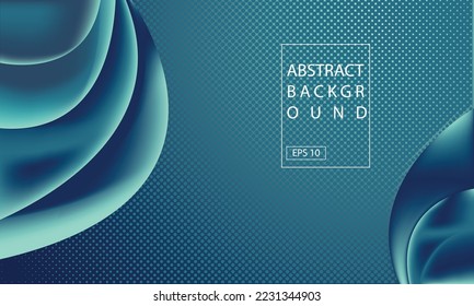 Abstract modern graphic element. Dynamical colored forms and waves. Gradient abstract banner with flowing liquid shapes. Template for the design of a website landing page or background.
