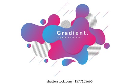 Abstract modern graphic element, gradient abstract background, liquid shape, template for design logo flyer or presentation, vector, modern style vector, unique abstract graphic elements, banner 