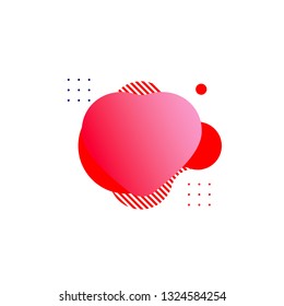 Abstract Modern Graphic Element, Liquid Background Design Vector