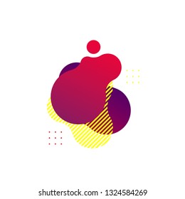 Abstract Modern Graphic Element, Liquid Background Design Vector