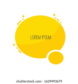 Abstract modern graphic element, Template for the design of a logo, flyer or presentation. Sale tag template