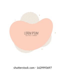 Abstract modern graphic element, Template for the design of a logo, flyer or presentation. Sale tag template