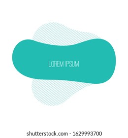 Abstract modern graphic element, Template for the design of a logo, flyer or presentation. Sale tag template