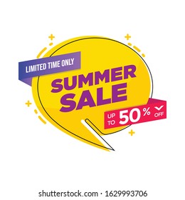 Abstract modern graphic element, Template for the design of a logo, flyer or presentation. Sale tag template