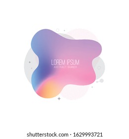 Abstract modern graphic element, Template for the design of a logo, flyer or presentation. Sale tag template