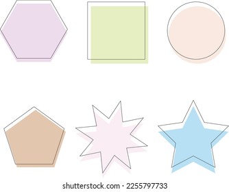 Abstract modern graphic elements, Abstract blot shape. Liquid organic shape elements in flat style, SVG Vector