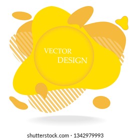 Abstract modern graphic elements. Dynamical colored organic forms and line. Gradient abstract banners with flowing liquid shapes. Template for the design of a logo, flyer or presentation. Vector.