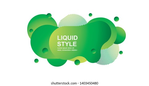 abstract modern graphic elements. Dynamical colored forms and line. Gradient abstract banners with flowing liquid shapes. Template for the design of a logo, flyer or presentation. 