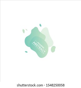 abstract modern graphic elements. Dynamical colored forms and line. Gradient abstract banners with flowing liquid shapes. Template for the design of a logo, flyer or presentation. Vector