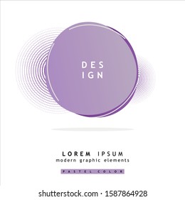 Abstract modern graphic elements. Dynamical pastel colored forms and line. Gradient abstract banners with flowing liquid shapes. Template for the design of a logo, flyer or presentation. Vector.