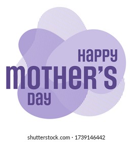 Abstract modern graphic elements. Dynamical colored forms and line. Gradient abstract banners with flowing liquid shapes. Template for the design of a logo, flyer or presentation. Happy mother's day.