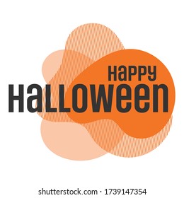 Abstract modern graphic elements. Dynamical colored forms and line. Gradient abstract banners with flowing liquid shapes. Template for the design of a logo, flyer or presentation. Happy Halloween