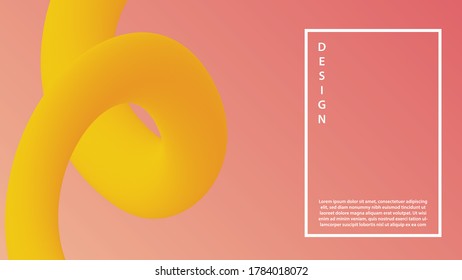 abstract modern graphic elements. Dynamical colored forms and line. Gradient abstract banners with flowing liquid shapes.Vector illustration