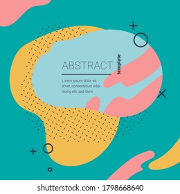 Abstract modern graphic elements. Dynamical colored forms and line. Gradient abstract banners with flowing liquid shapes. Template for the design of a logo, flyer or presentation. Vector.
