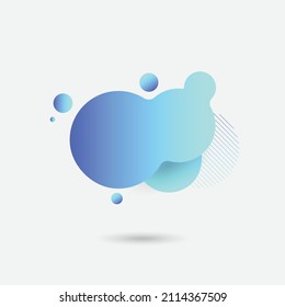 abstract modern graphic elements. Dynamical colored forms and line. Gradient abstract banners with flowing liquid shapes. Template for the design of a logo, flyer or presentation. Vector.