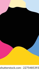 abstract modern graphic elements. Dynamical blue forms and line. Gradient abstract banners with flowing liquid shapes. Template for the design of a logo, flyer or wallpaper