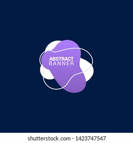 abstract modern graphic elements. gradient Template for the design of a logo, flyer or presentation. Vector.EPS10.