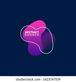 abstract modern graphic elements. gradient Template for the design of a logo, flyer or presentation. Vector.EPS10.