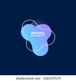 abstract modern graphic elements. gradient Template for the design of a logo, flyer or presentation. Vector.EPS10.