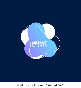 abstract modern graphic elements. gradient Template for the design of a logo, flyer or presentation. Vector.EPS10.