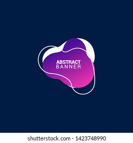 abstract modern graphic elements. gradient Template for the design of a logo, flyer or presentation. Vector.EPS10.