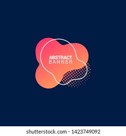 abstract modern graphic elements. gradient Template for the design of a logo, flyer or presentation. Vector.EPS10.