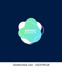 abstract modern graphic elements. gradient Template for the design of a logo, flyer or presentation. Vector.EPS10.