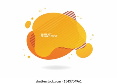Abstract modern graphic elements template for the design of a logo, flyer or presentation.