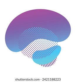abstract modern graphic elements. Template for logo, flyer, or presentation design. Vector.