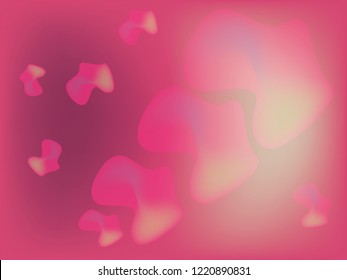 Abstract modern graphic fluid elements. Dynamical colored forms. Gradient abstract banner with flowing liquid shapes. Template for the design of a logo, presentation, banner. Cyberpunk neon texture.