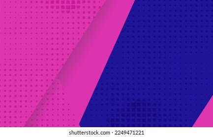 Abstract modern graphic hipster background. Halftone background. Vector abstract color texture design background, banner magenta and blue background Vector illustration.