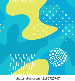 Abstract modern graphic memphis pattern