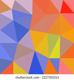 Abstract modern graphic pyramid background. Bright colorful poster Vector background, banner Vector illustration.
