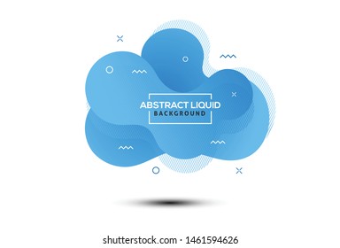 abstract modern graphic vector elements. Dynamical colored forms and line. Gradient abstract banners with flowing liquid shapes. Template for the design of banner, flyer, background or presentation.
