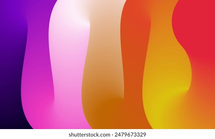 Abstract modern graphics Dynamic color patterns and lines fluid shape for flyer logo design Website or presentation. Vector