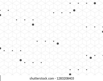 Abstract of modern gray pentagon pattern geometric background, vector eps10