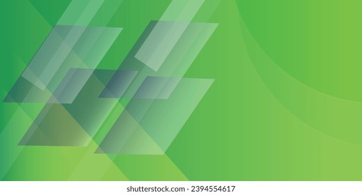 Resumen del fondo moderno del estandarte verde con rayas diagonales y semitono de punto.