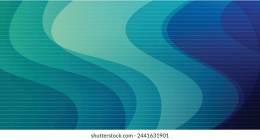 Abstract modern green banner background with diagonal lines and halftone dots. eps10 vector illustration