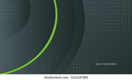 Abstract Modern Green Curve Line Design Graphic Vector Background, Wallpaper