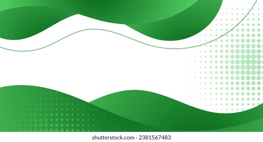 abstract modern green elegant curve bio background