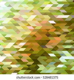abstract modern green geometric background in the style of origami triangles, vector illustration