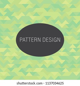 Abstract Modern green geometric pattern, seamless background, background can use for design.