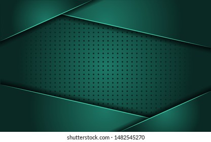 abstract modern green with overlap background