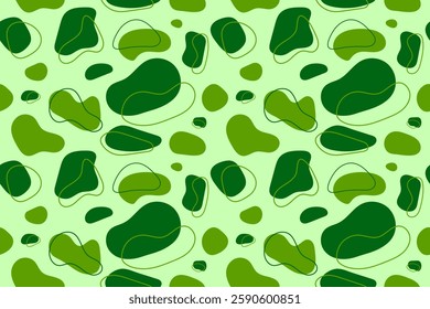 Abstract Modern Green Pattern Background. Vector Illustration. Retro. Seamless. Wallpaper