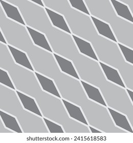 abstract modern grey diagonal rhombus pattern.