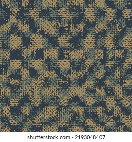 Abstract modern grunge geometric textured pattern on black background.